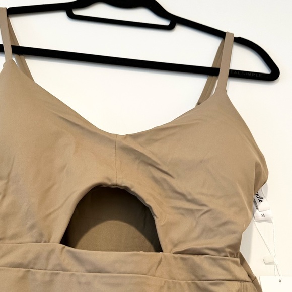 NWT ANDIE The Samoa One-Piece Swimsuit olive beige medium large - Picture 4 of 5